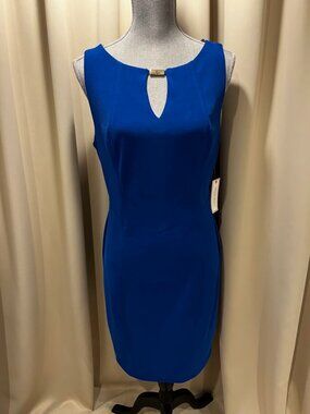 Bisou, Bisou Bright Blue Dress NWT Size 10